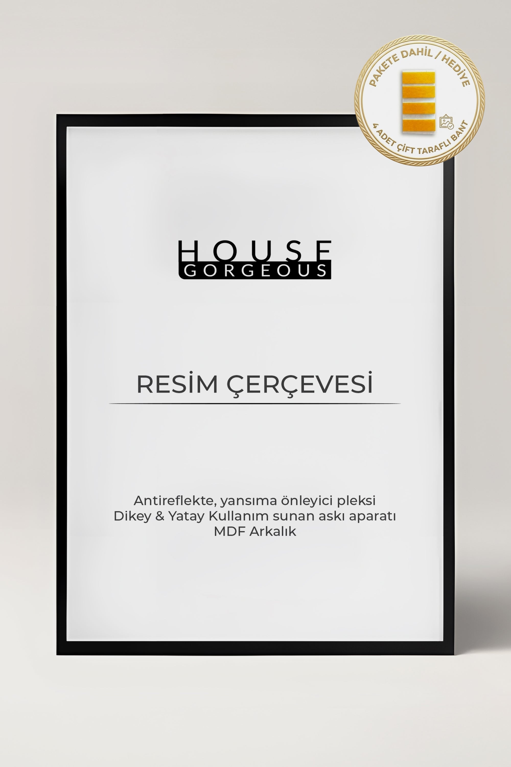 Siyah Premium Fotoğraf Çerçevesi