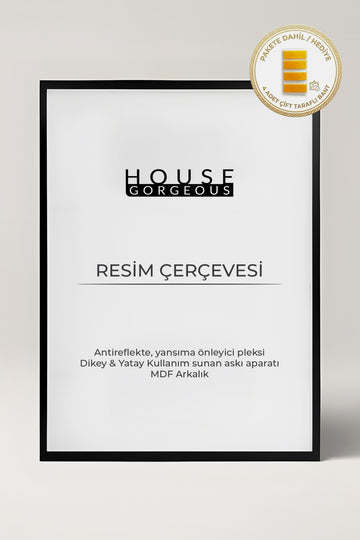 Siyah Premium Fotoğraf Çerçevesi