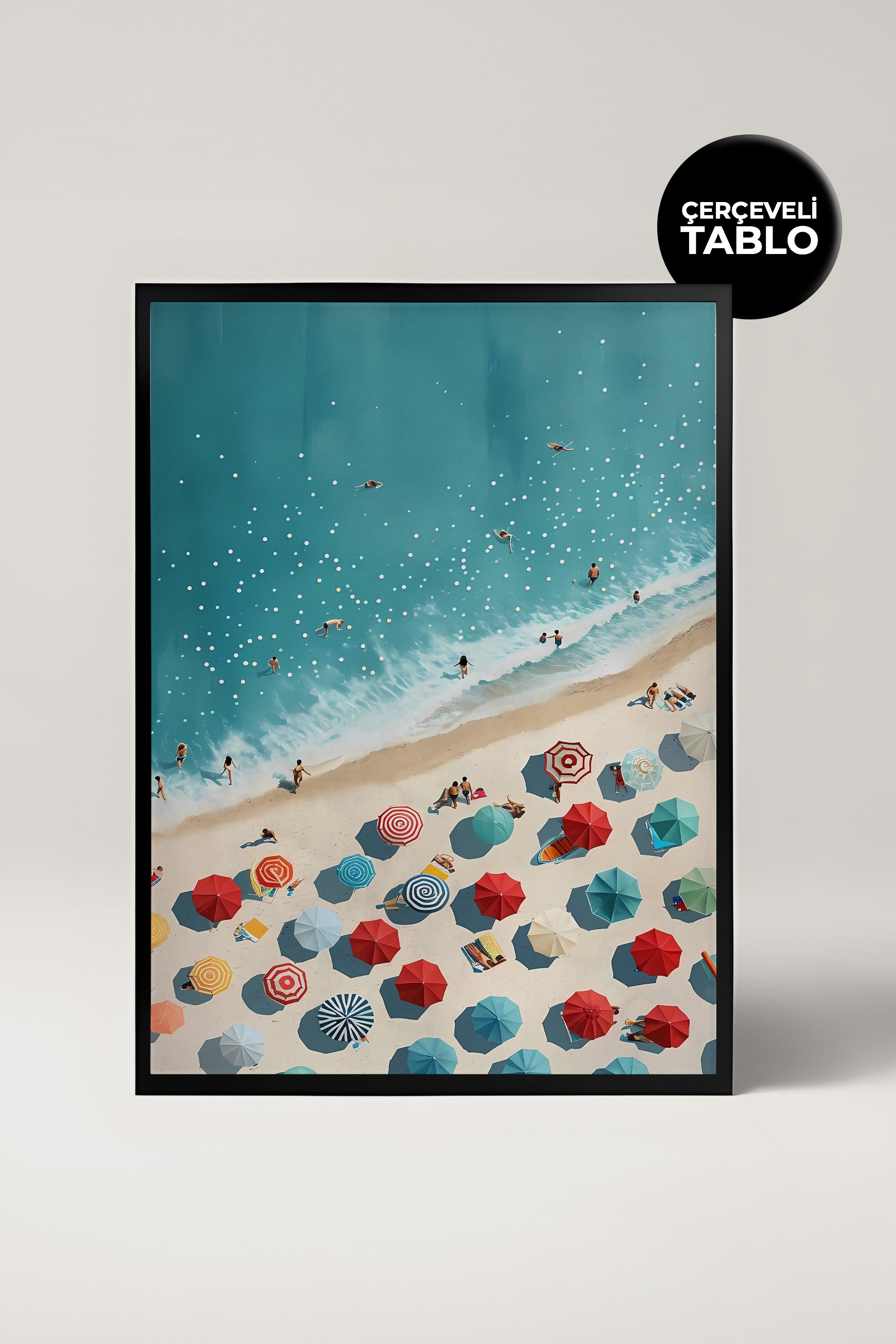 Summer&Beach No:18 Bar Köşesi,Mutfak, Salon Çerçeveli Tasarım Tablo Dolce Vita Koleksiyonu