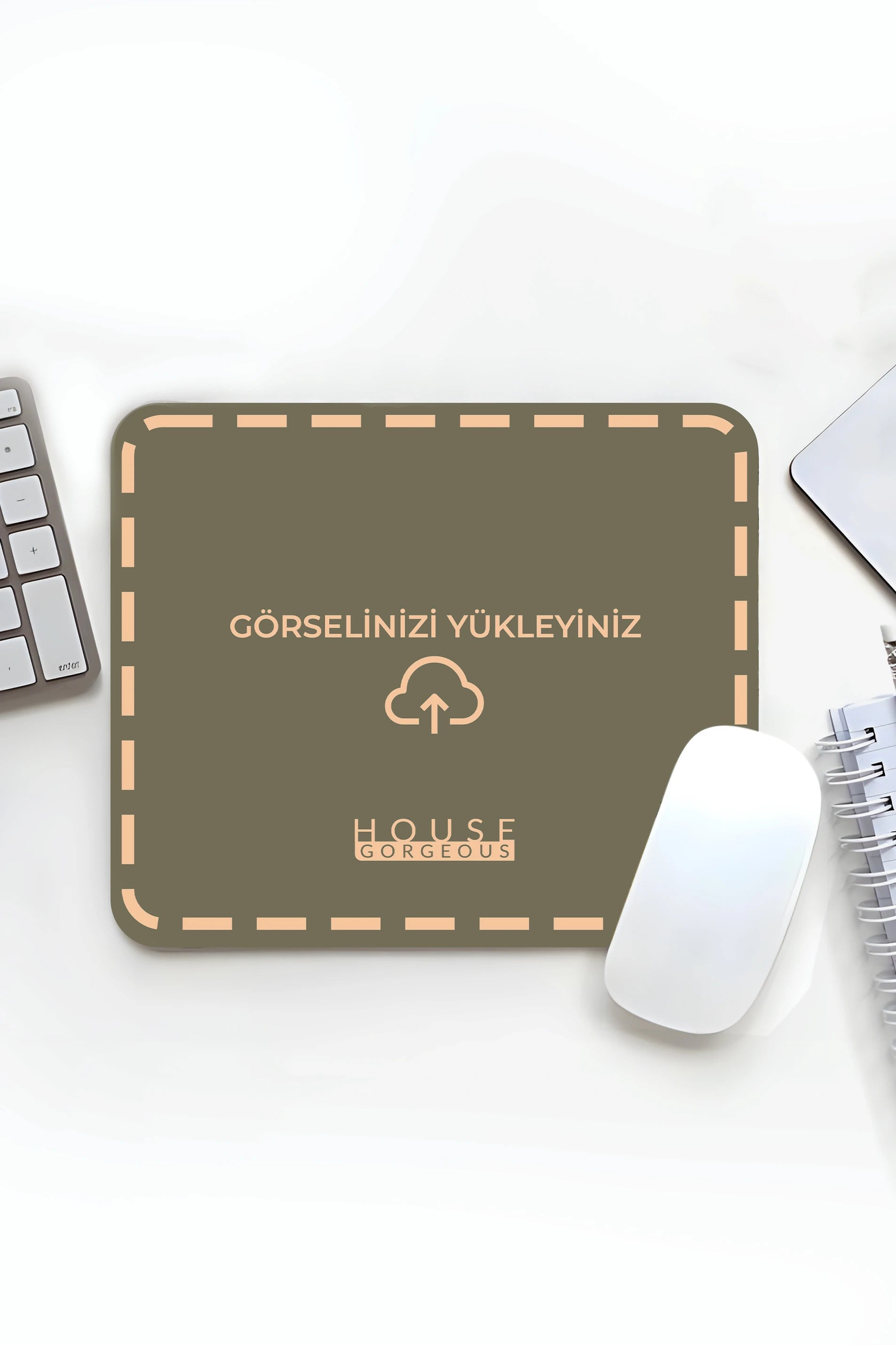 Kişiye Özel Görsel Baskılı 18x22cm Mousepad