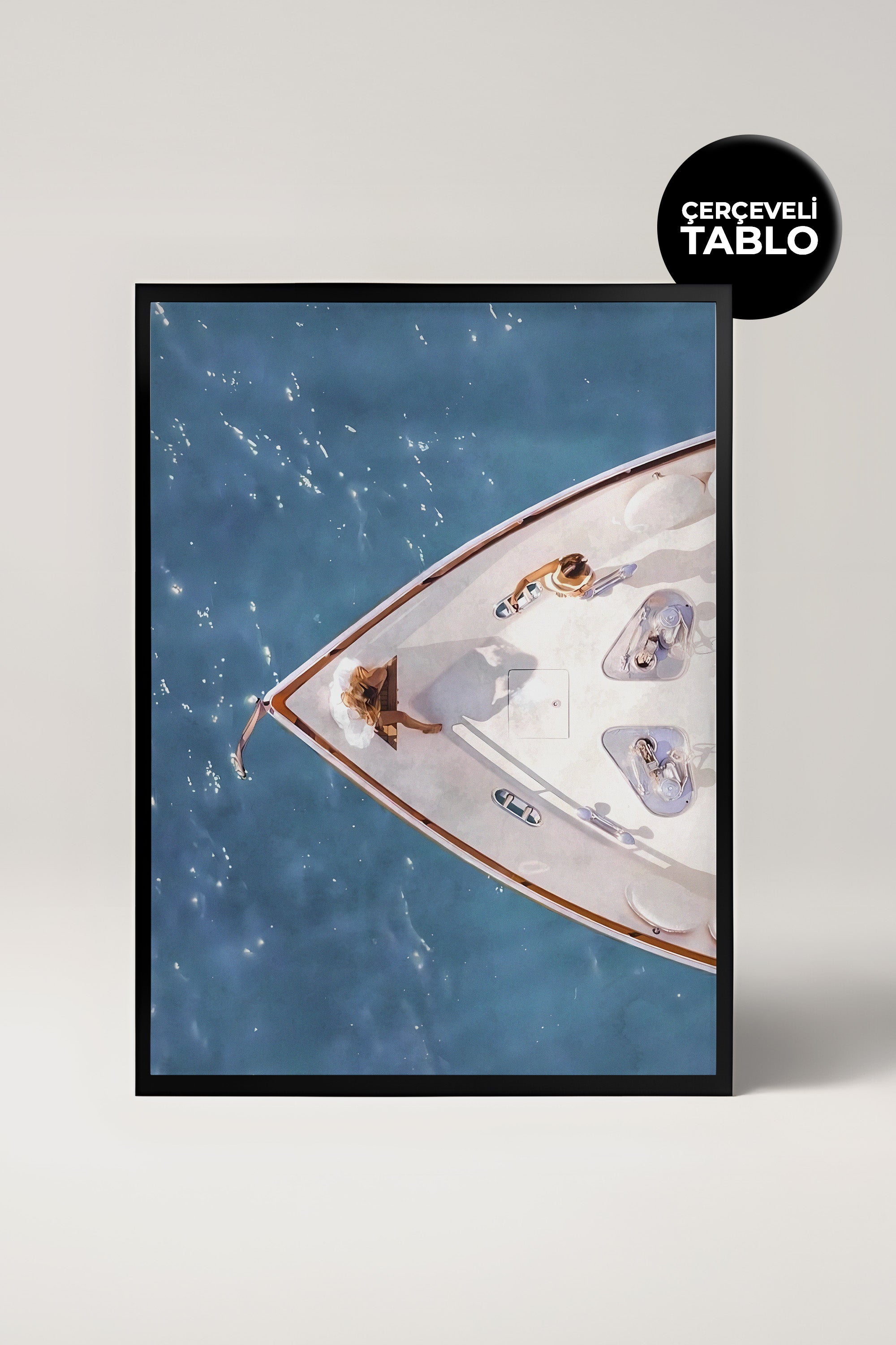 Yatch Summer Vibes No:21 Bar Köşesi,Mutfak, Salon Çerçeveli Tasarım Tablo Dolce Vita Koleksiyonu