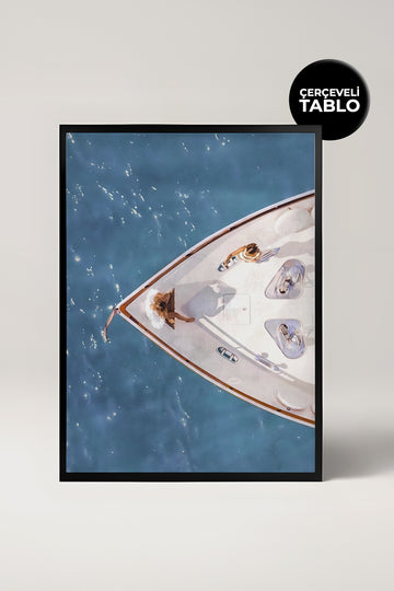 Yatch Summer Vibes No:21 Bar Köşesi,Mutfak, Salon Çerçeveli Tasarım Tablo Dolce Vita Koleksiyonu