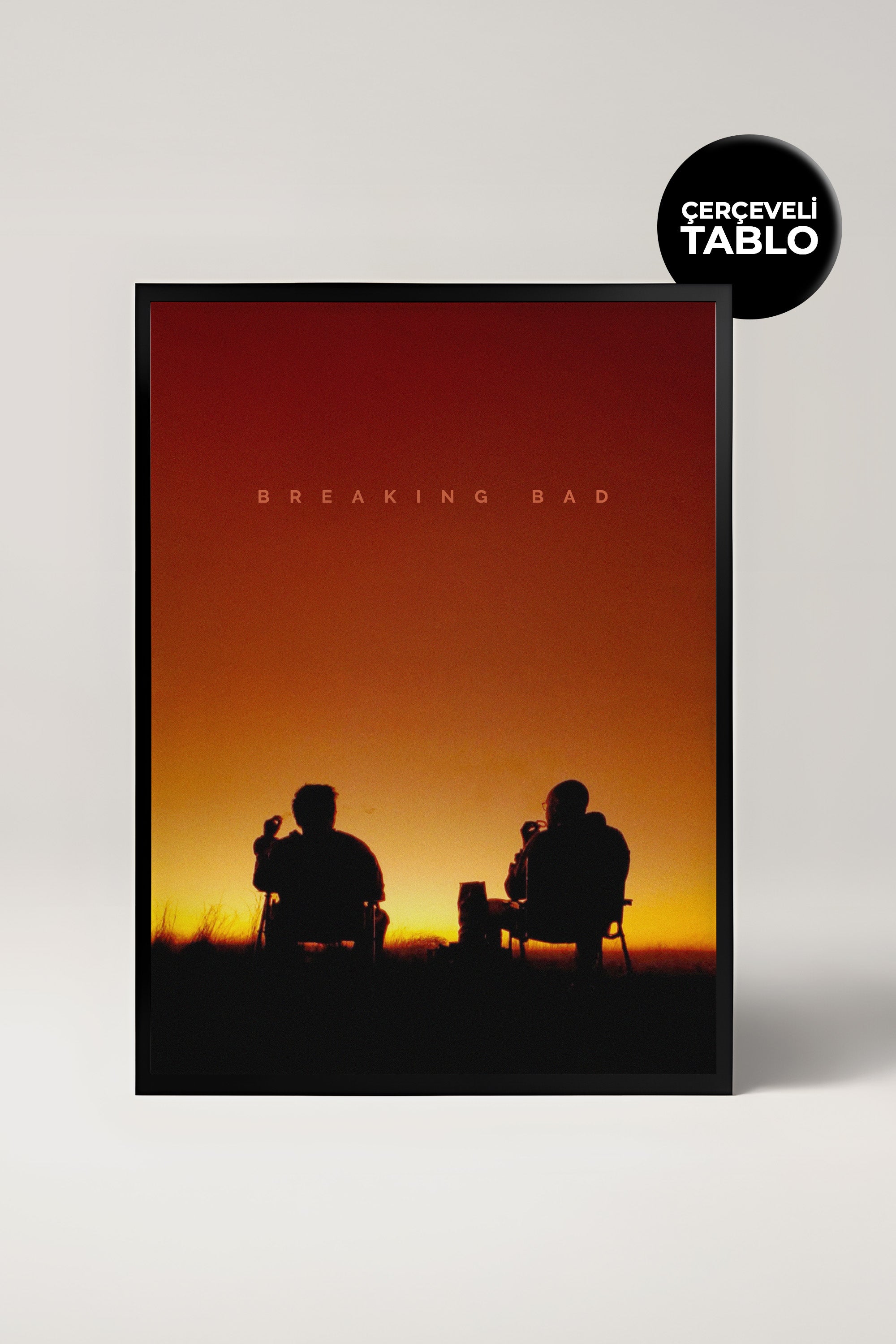 Breaking Bad Tasarımlı Çerçeveli Minimal Film Tablo