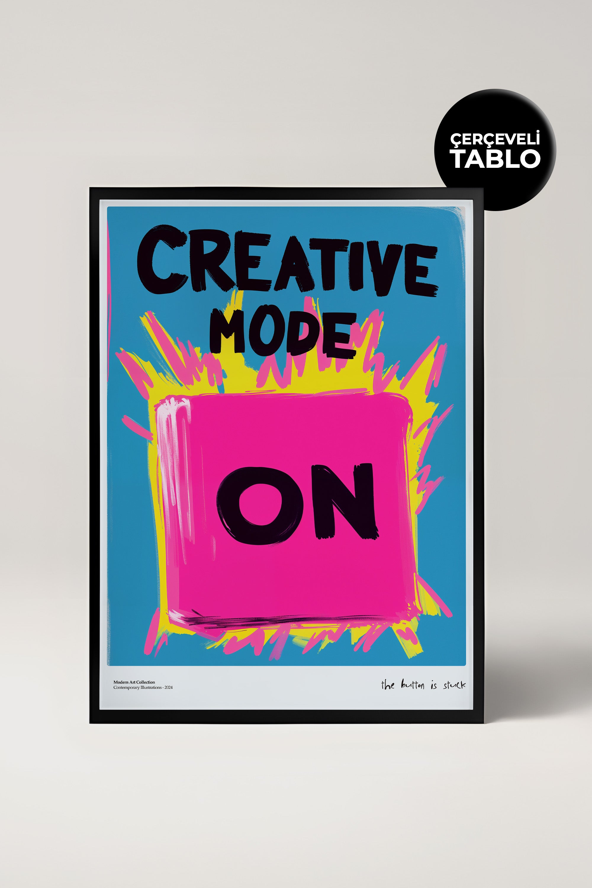 Creative Mode On Çerçeveli Tasarım Tablo Dolce Vita Koleksiyonu