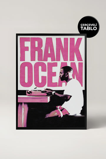 Frank Ocean Blond Alternate Cover Pop Culture Tasarımlı Çerçeveli Tablo