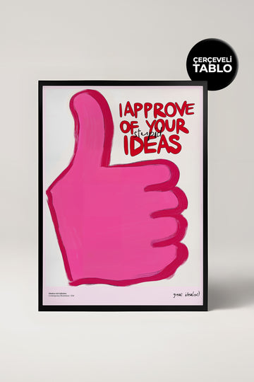 Great Idea Çerçeveli Tasarım Tablo Dolce Vita Koleksiyonu