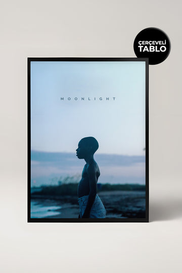 Moonlight Tasarımlı Çerçeveli Minimal Film Tablo
