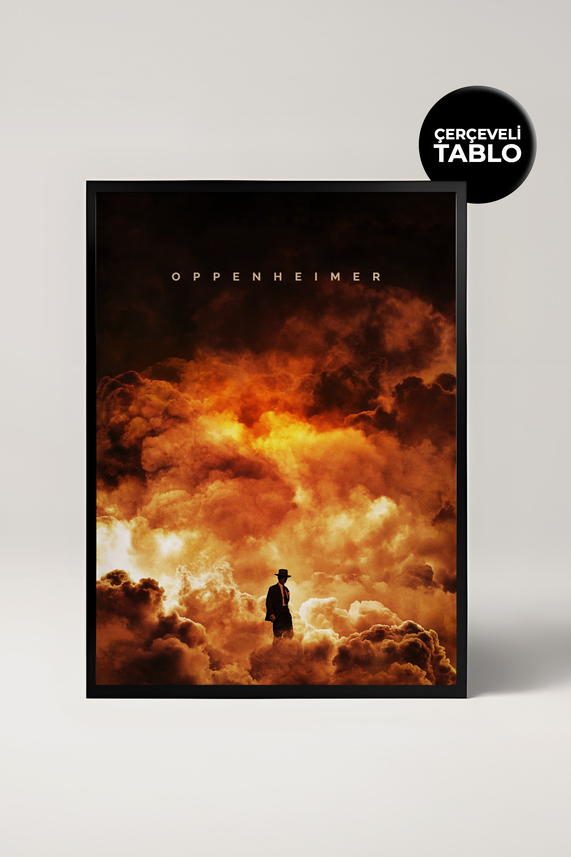 Oppenheimer Tasarımlı Çerçeveli Minimal Film Tablo