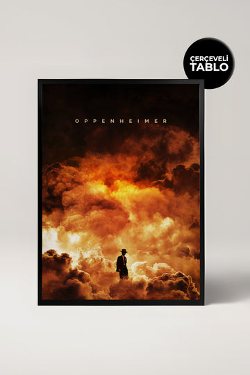 Oppenheimer Tasarımlı Çerçeveli Minimal Film Tablo