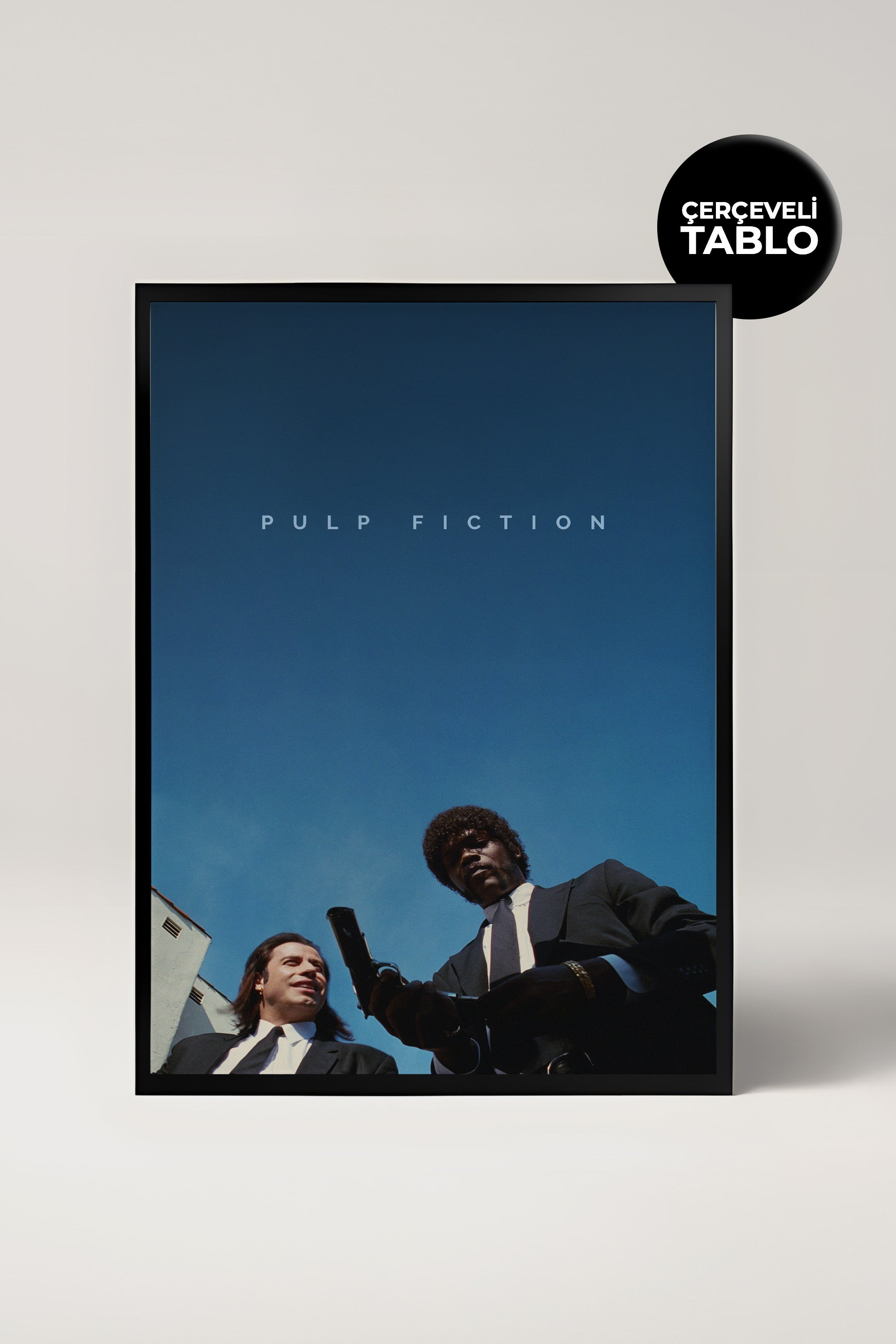 Pulp Fiction Tasarımlı Çerçeveli Minimal Film Tablo