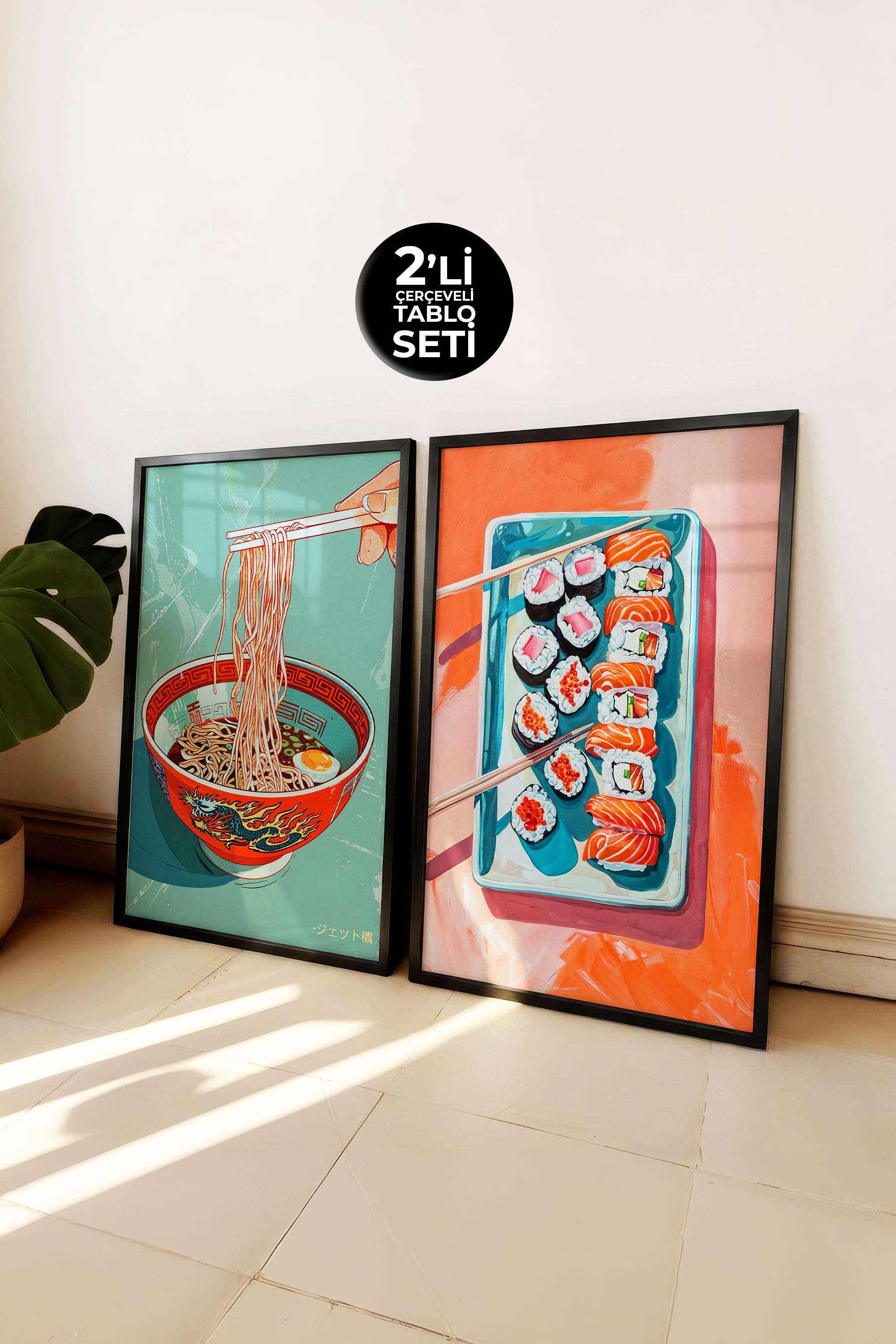 Mutfak, Salon, Yemek Odası, 2'li Çerçeveli Tasarım Tablo Setleri, Kitchen Essentials Koleksiyonu