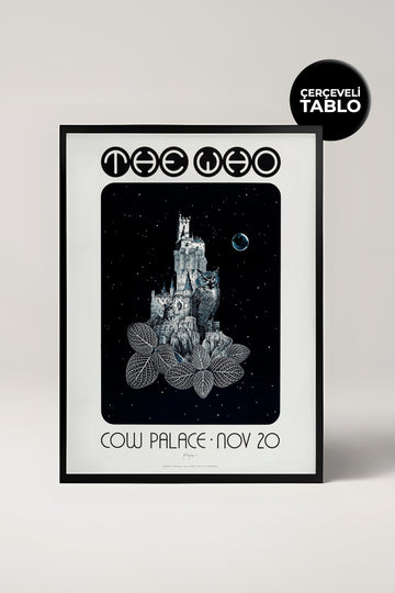 The Who Konser Tasarımlı Retro Çerçeveli Tasarım Tablo