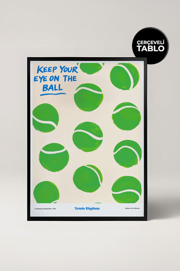 Tennis Rhythms Çerçeveli Tasarım Tablo Dolce Vita Koleksiyonu