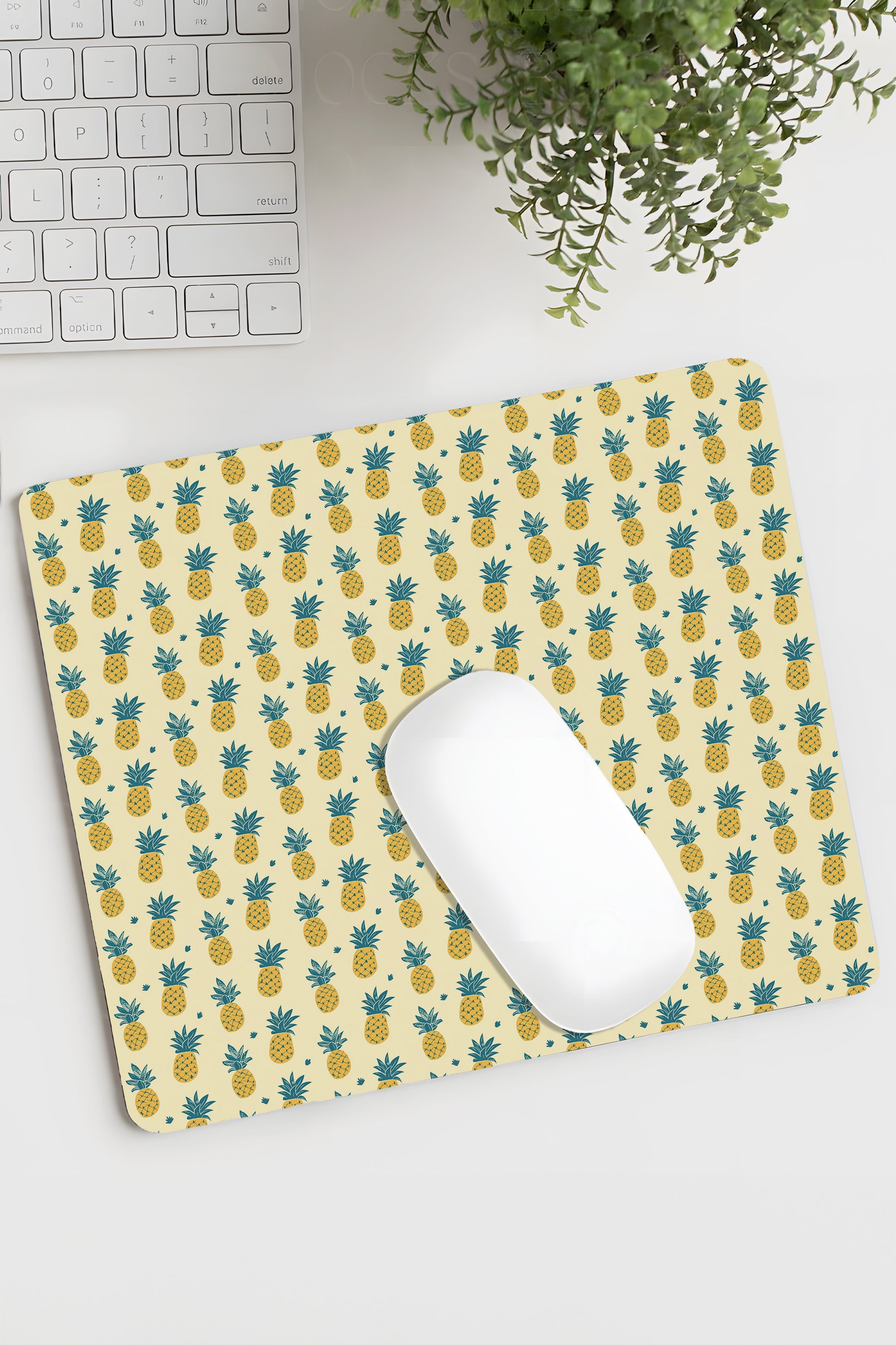 Ananas Pineapple Tasarımlı Fruits Koleksiyonu 18x22cm Baskılı Mousepad