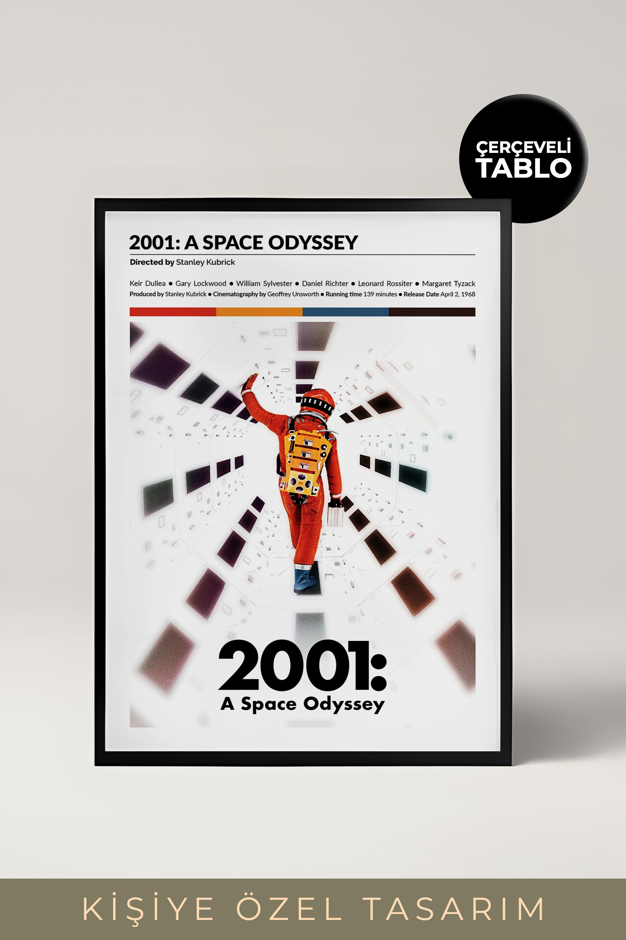 Kişiye Özel Film/Dizi Tasarımlı Çerçeveli Tablo