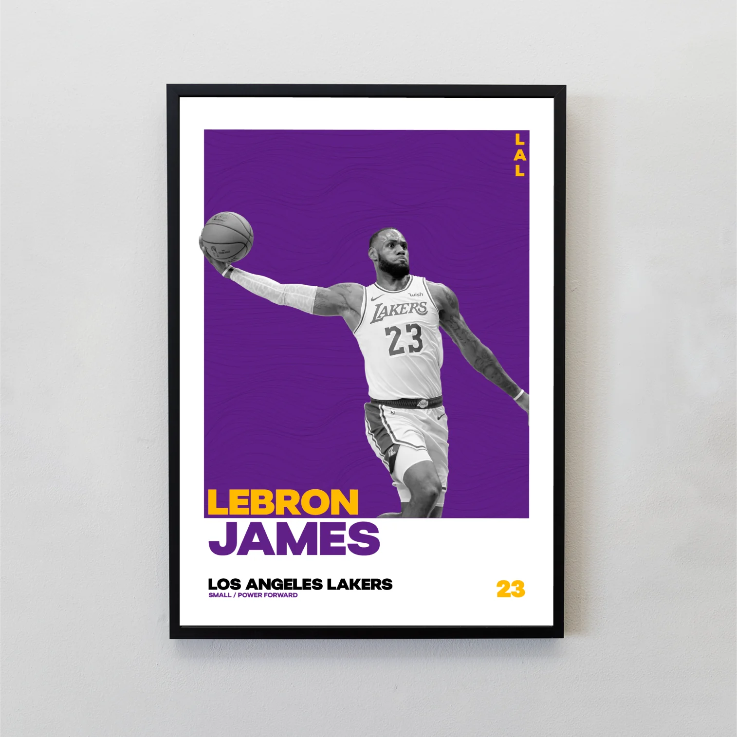Lebron James Tasarımlı Çerçeveli Tablo | NBA Efsaneleri Koleksiyonu
