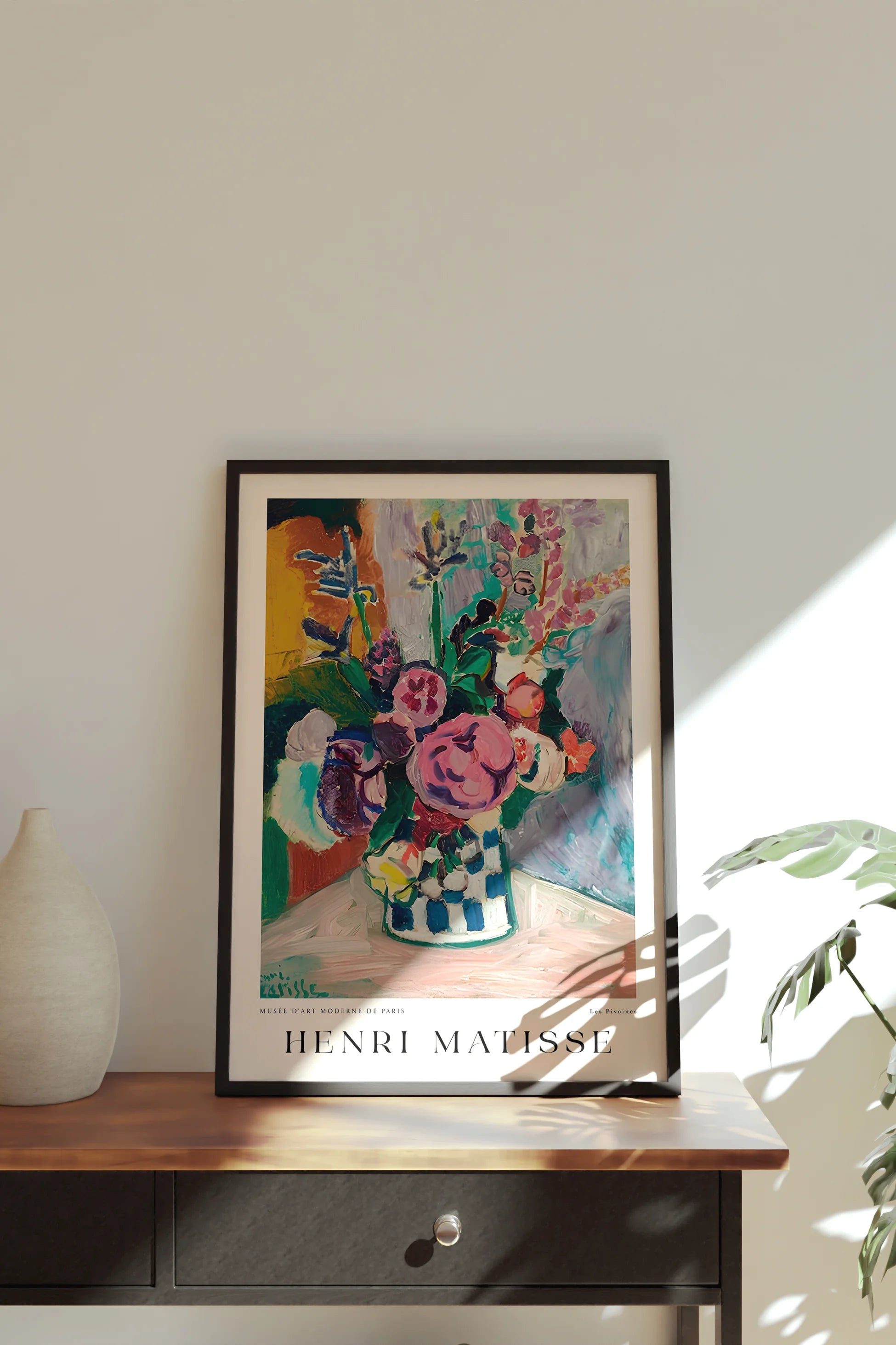 Henri Matisse Les Pivoines Çerçeveli Tablo