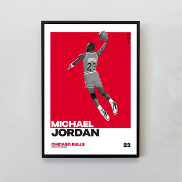 Michael Jordan Tasarımlı Çerçeveli Tablo | NBA Efsaneleri Koleksiyonu