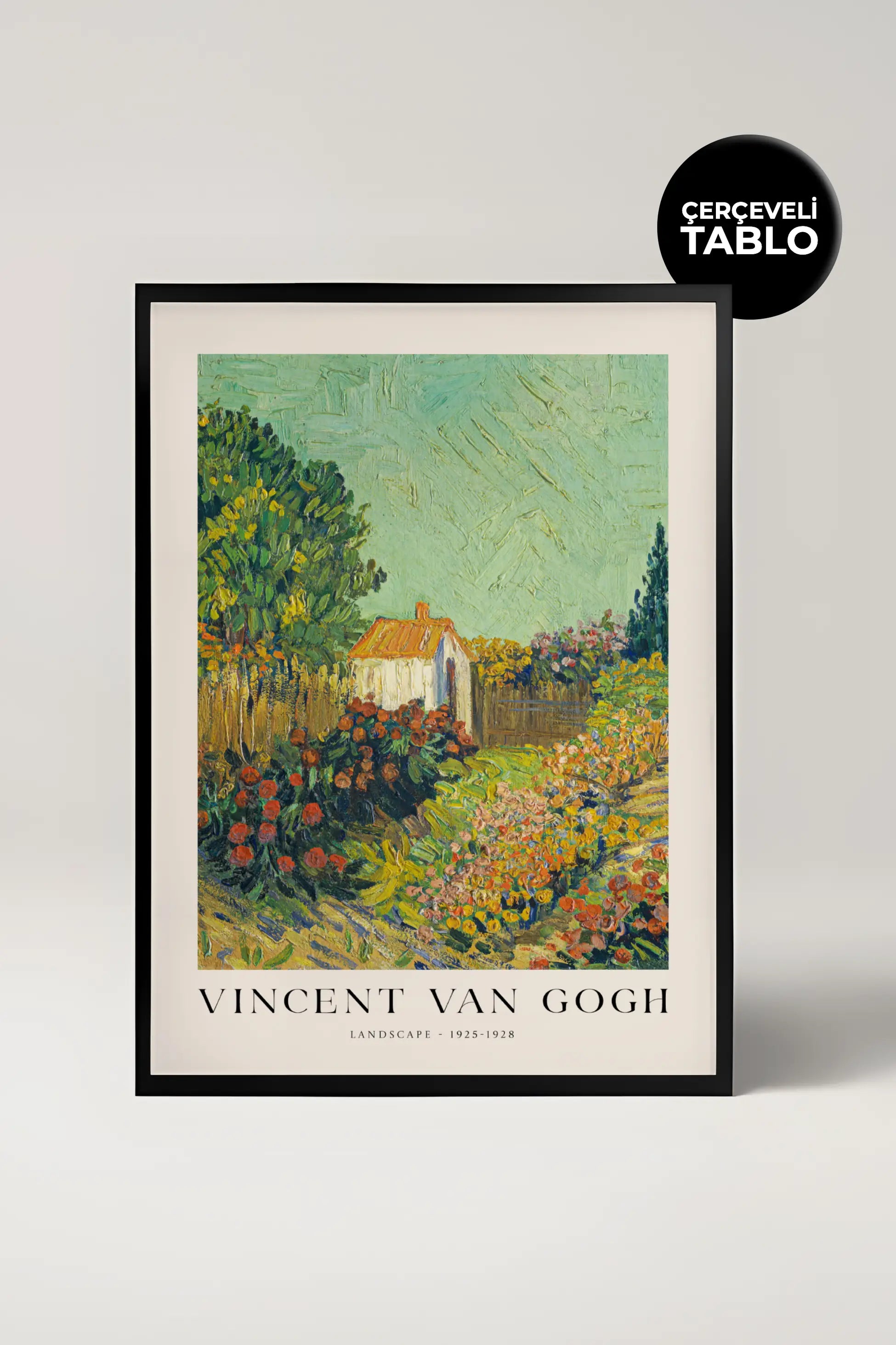 Van Gogh Landscape Çerçeveli Tablo