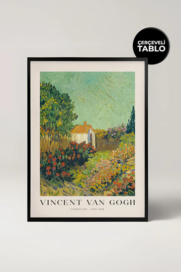 Van Gogh Landscape Çerçeveli Tablo
