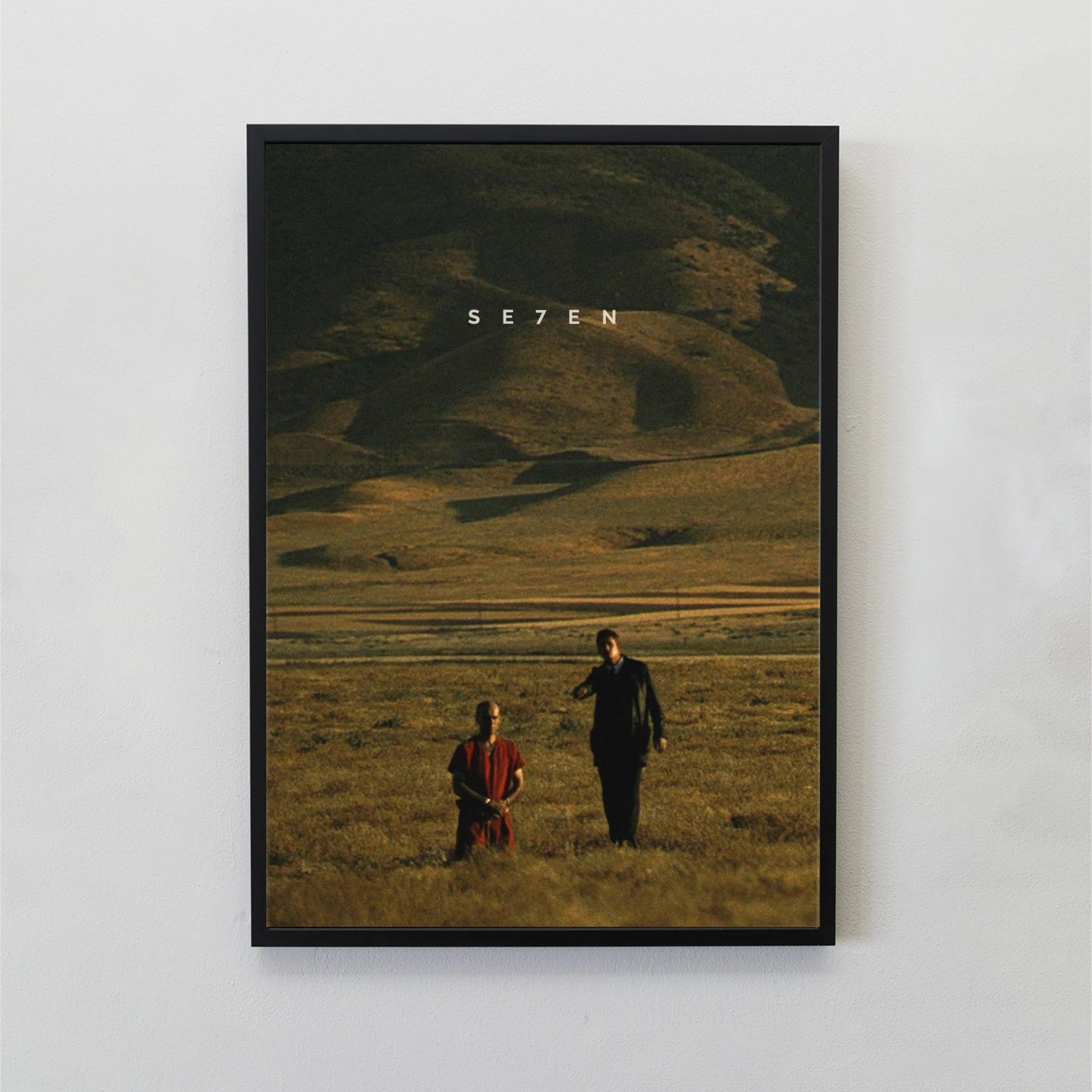 Seven Tasarımlı Çerçeveli Minimal Film Tablo