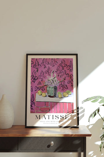 Henri Matisse Still Life With Lemons Çerçeveli Tablo