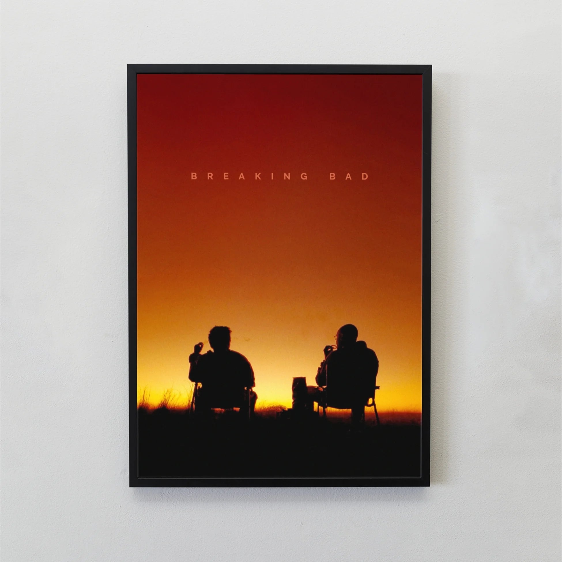 Breaking Bad Tasarımlı Çerçeveli Minimal Film Tablo