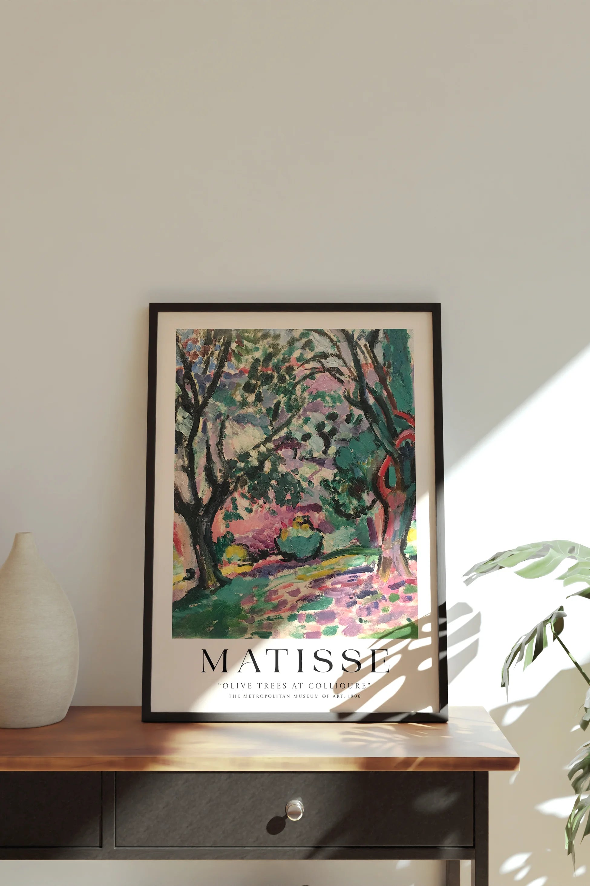 Henri Matisse Olive Trees at Collioure Çerçeveli Tablo