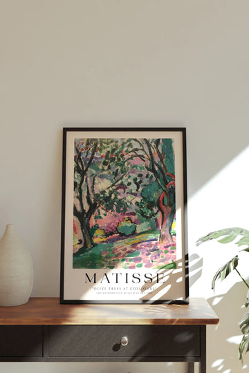 Henri Matisse Olive Trees at Collioure Çerçeveli Tablo