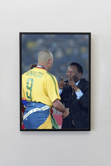 Ronaldo & Pele Tasarımlı Çerçeveli Tablo | Winner Mentality