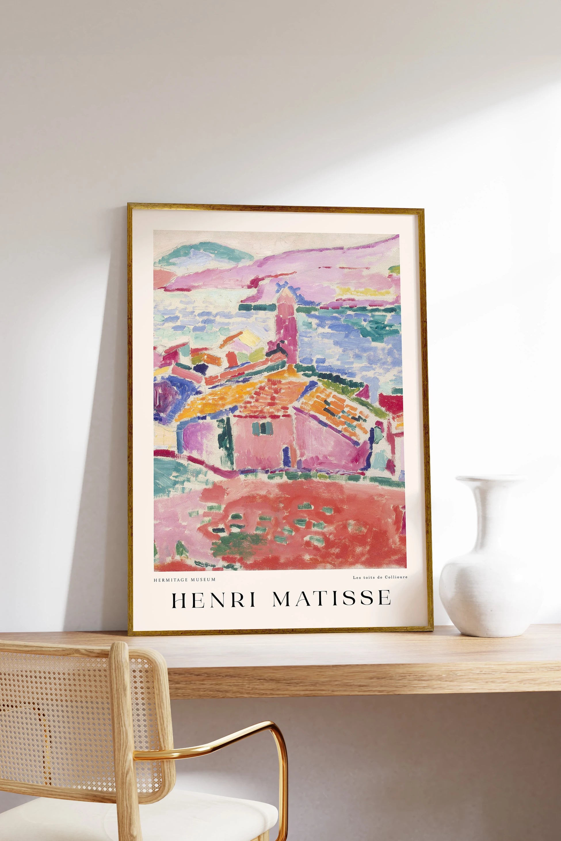 Henri Matisse Les toits de Collioure Çerçeveli Tablo