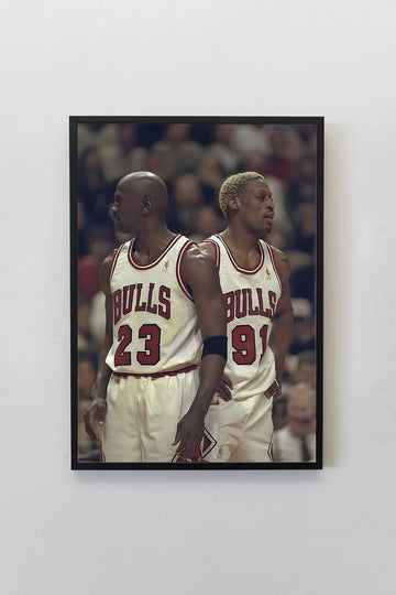 Jordan & Rodman Tasarımlı Çerçeveli Tablo | Winner Mentality