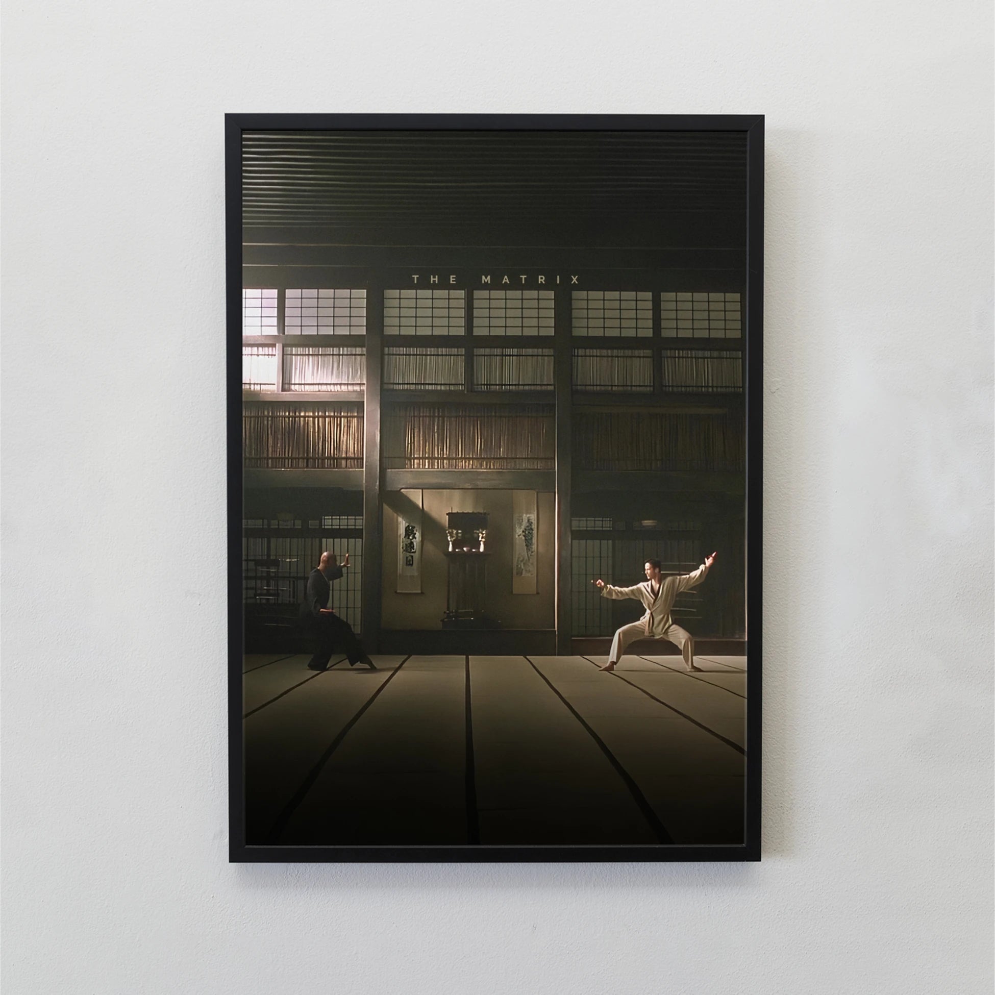 The Matrix Tasarımlı Çerçeveli Minimal Film Tablo