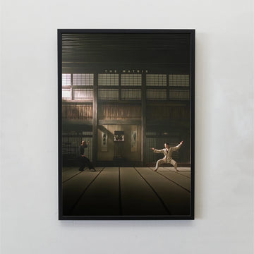 The Matrix Tasarımlı Çerçeveli Minimal Film Tablo