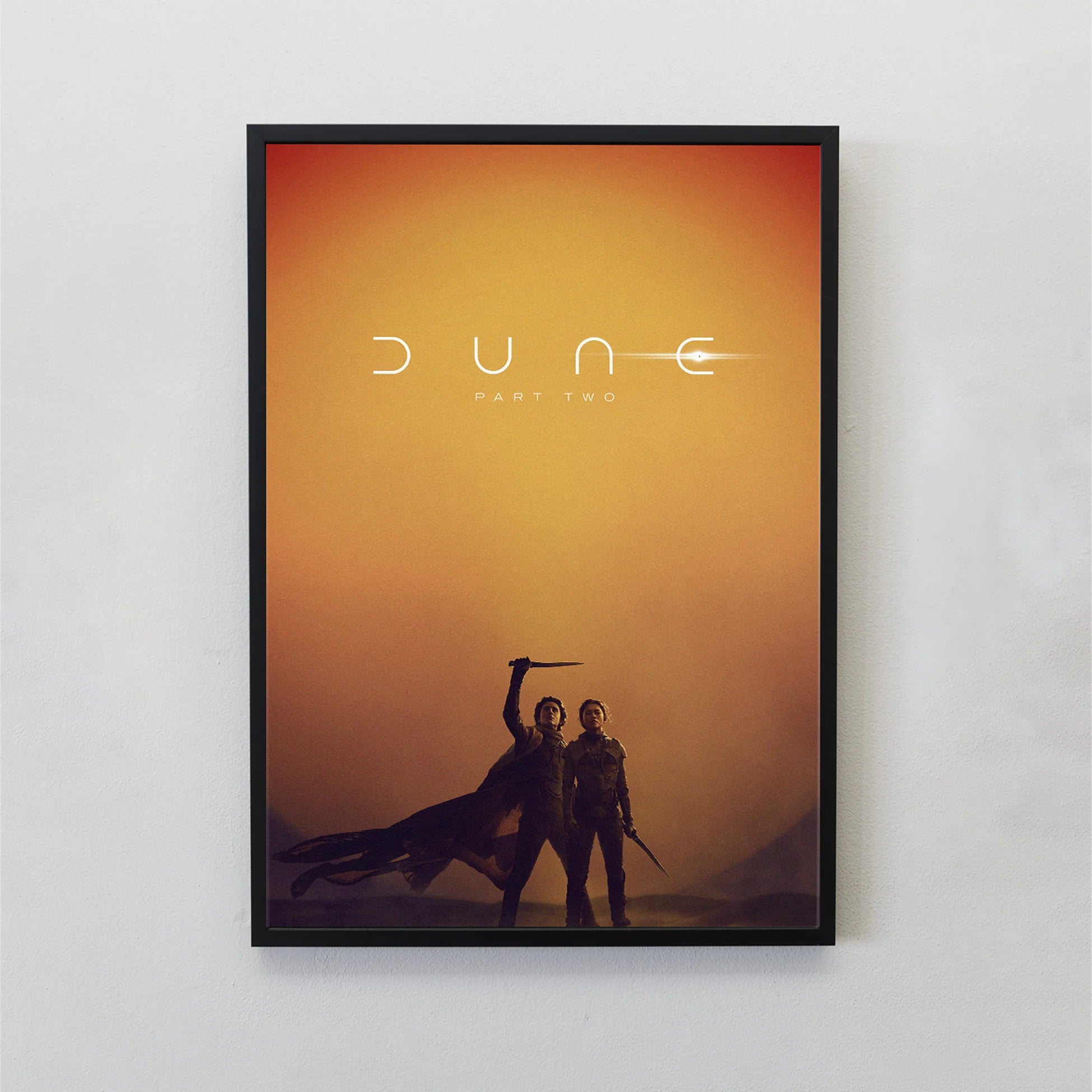 Dune: Part Two Tasarımlı Çerçeveli Minimal Film Tablo
