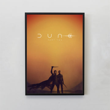 Dune: Part Two Tasarımlı Çerçeveli Minimal Film Tablo