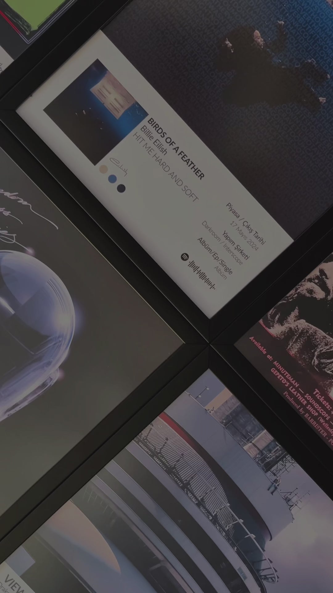 Kişiye Özel Film/Dizi Tasarımlı Çerçeveli Tablo